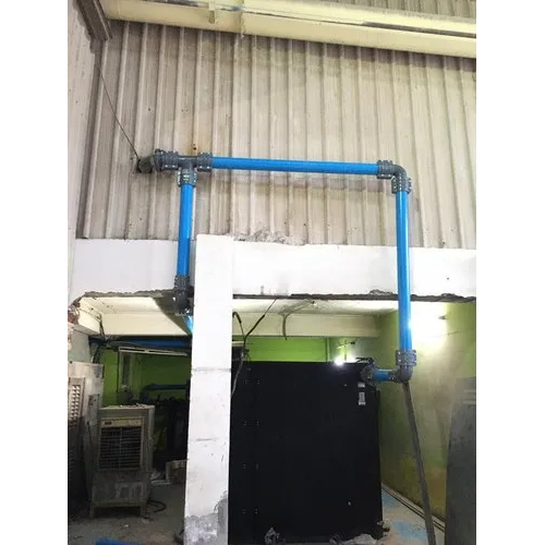 Compressed Air Aluminum Piping System Service - Aluminum Material, Round Shape, Available In Blue & Silver Colors | Efficient Maintenance & Repair Solutions