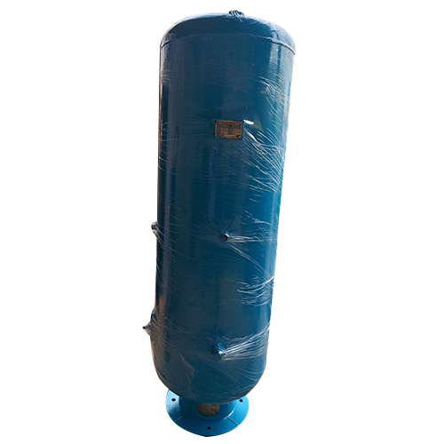 Industrial Air Receiver Tank - Mild Steel , New Condition, Lubricated, Blue Color