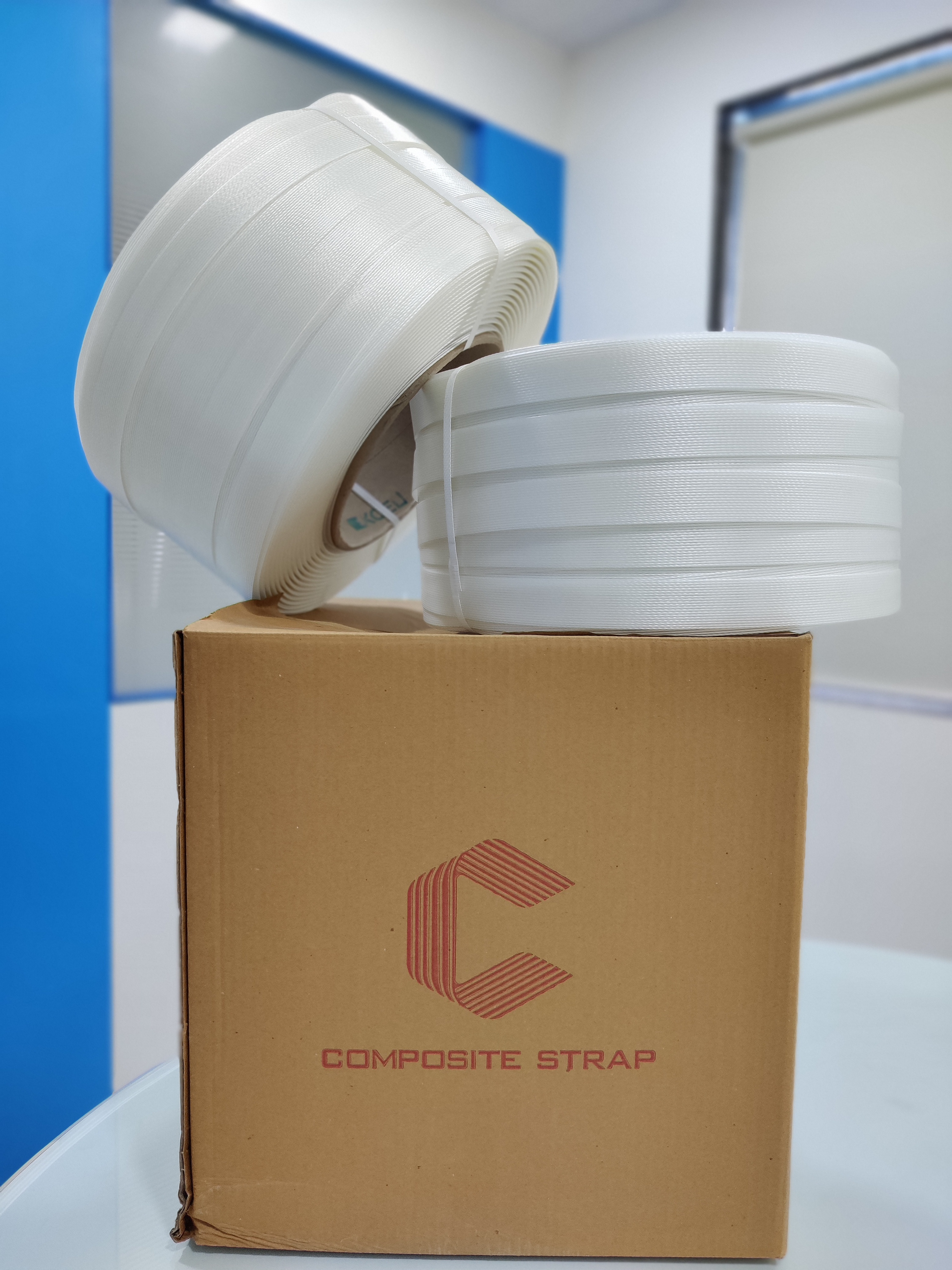 Cord Strap - Different Sizes Available, White Packaging Solution For Industrial Applications