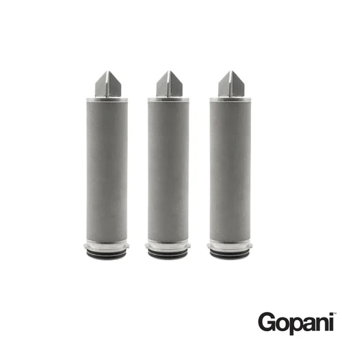 Silver Ss Sintered Filter Cartridge