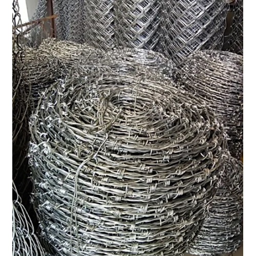 Galvanized Iron Barbed Wire - 8-12 Gauge, 50-100 Ft Length | High Strength, Easy Installation, Polished Surface Finish