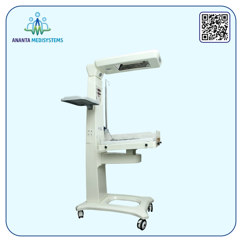 Radiant Warmer Bms W02 - Fiber Material, 990mm X 890mm X 1900mm Dimensions | 800w Power, Nicu Suitable, Easy Clean Design