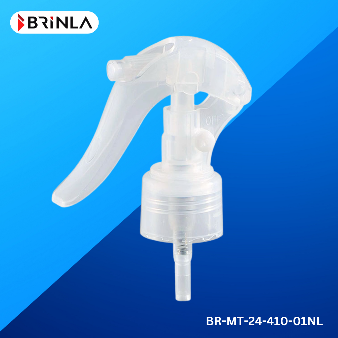 Mini Trigger Sprayer - Polypropylene, 200 Mm Dip Tube Length, White Color | Perfect For Fine Mist Applications, Compatible With 24-410 And 28-410 Bottles