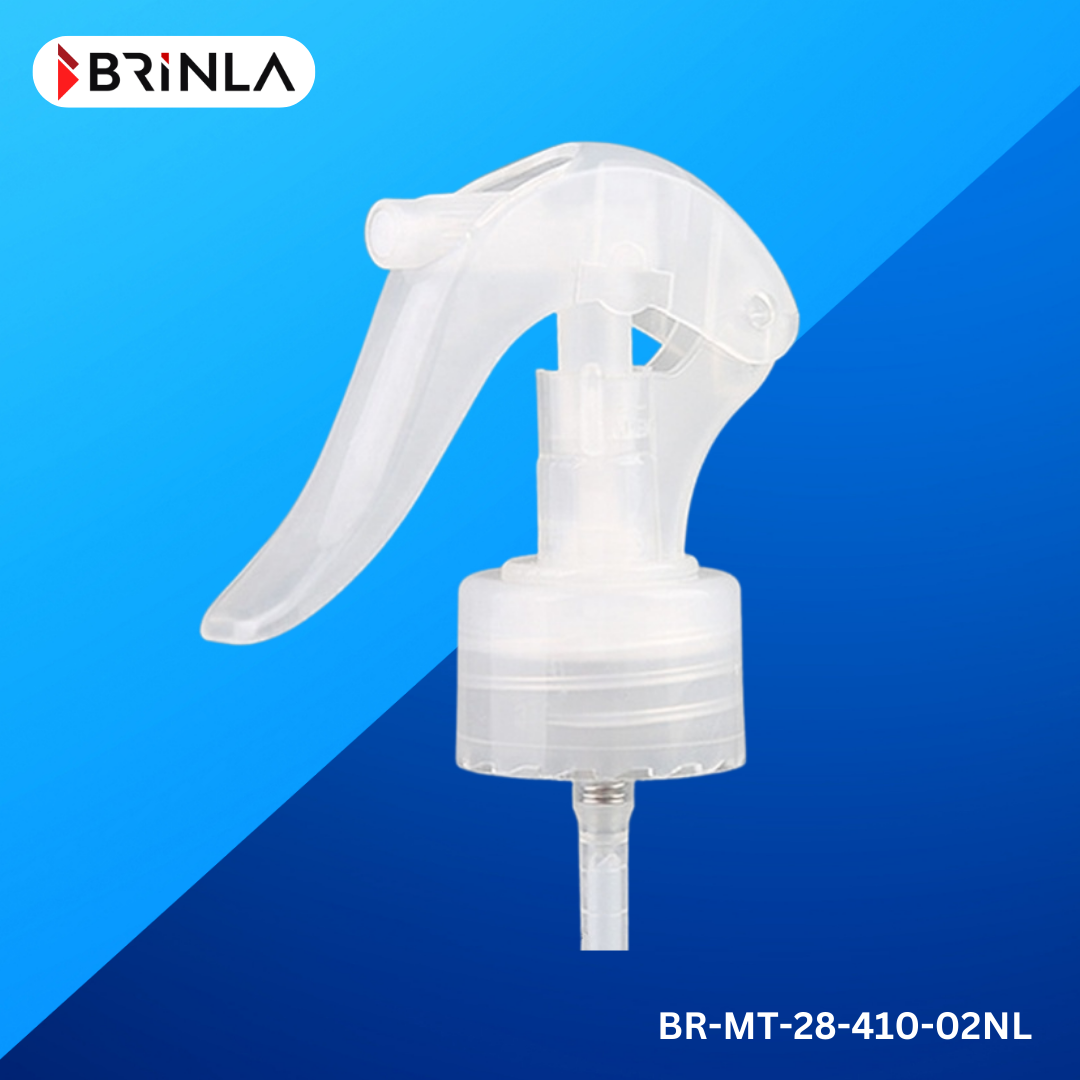 Mini Trigger Sprayer - Polypropylene, 200 Mm Dip Tube Length, White Color | Perfect For Fine Mist Applications, Compatible With 24-410 And 28-410 Bottles