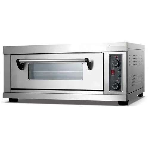 Pizza Oven - Stainless Steel, 220-420 Voltage | Semi-automatic, Electric Power Source, Warranty Included, Silver Color