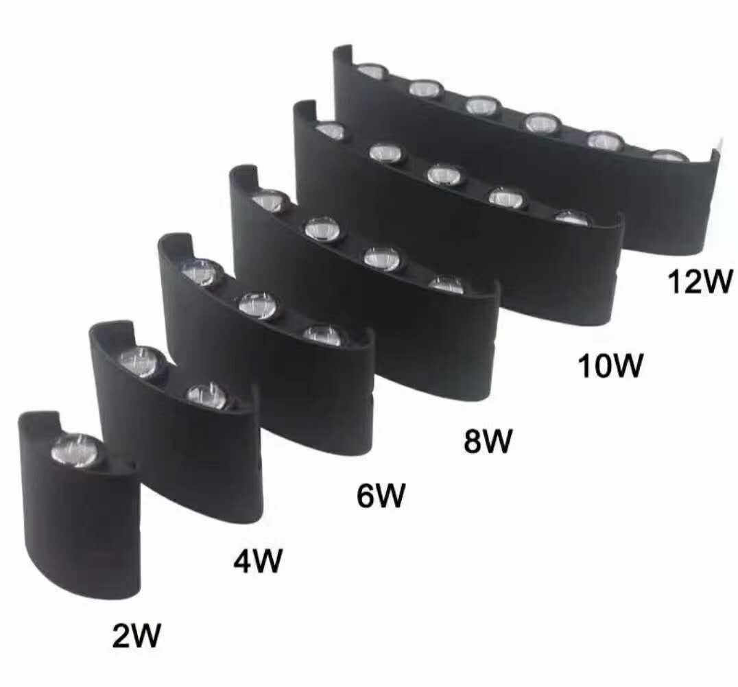 Led Outdoor Light - Color: Black
