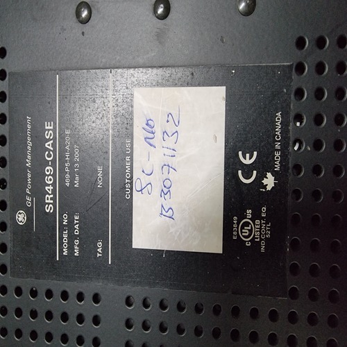 Ge 469-p5-hi-a20-e 469 Motor Management Relay
