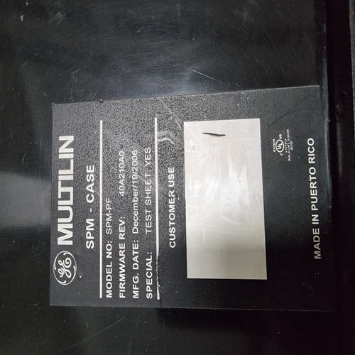 Ge Multilin Spm-pf Synchronous Motor Control Relay