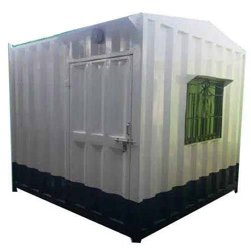 White Mild Steel Portable Security Cabin