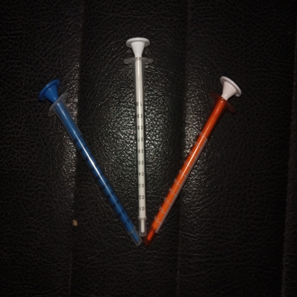 1 Ml Hdpe Oral Syringe - 1-5ml Size, Transparent Color | Recyclable, Lightweight, Multi-use, General Medical Supplies