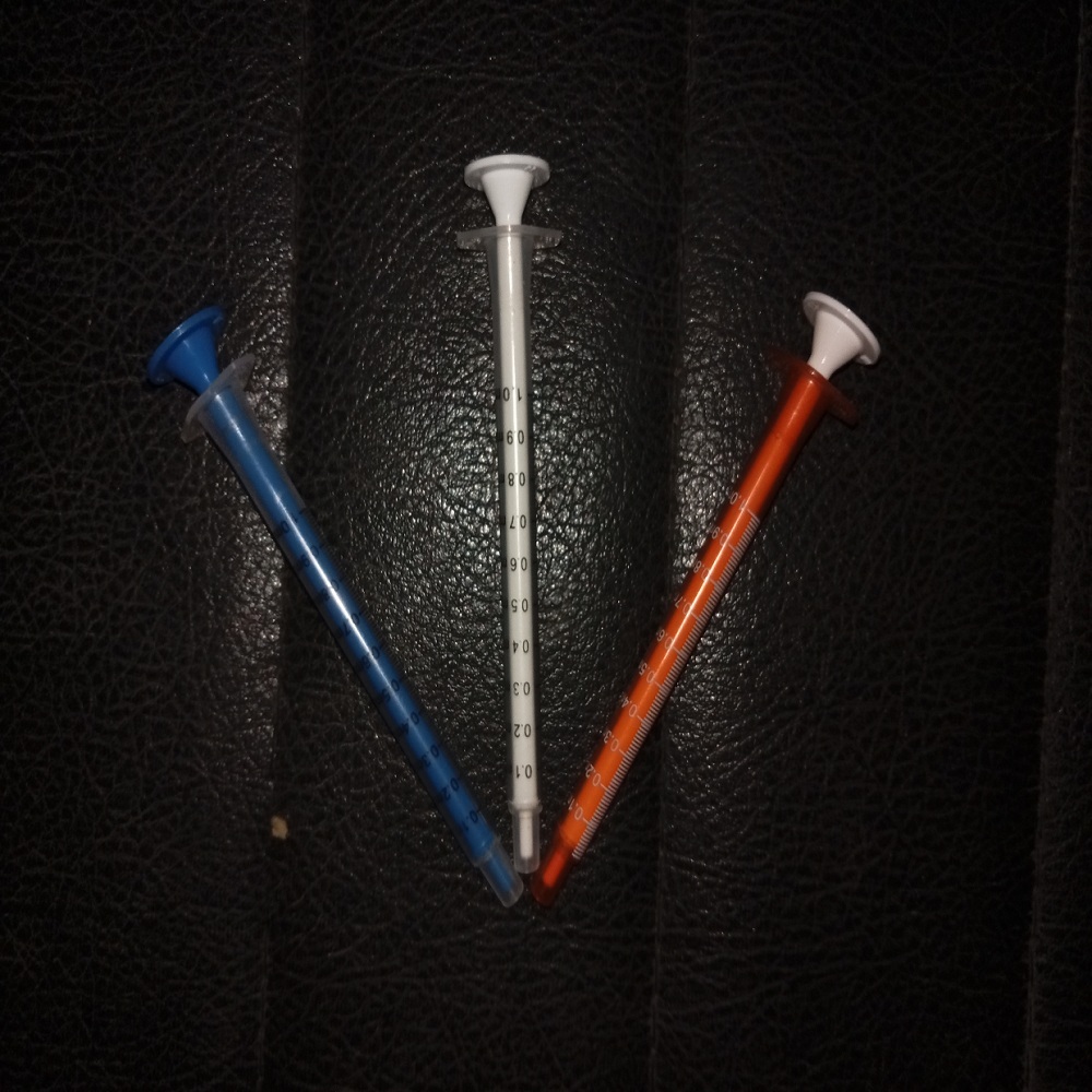 1 Ml Hdpe Oral Syringe - 1-5ml Size, Transparent Color | Recyclable, Lightweight, Multi-use, General Medical Supplies