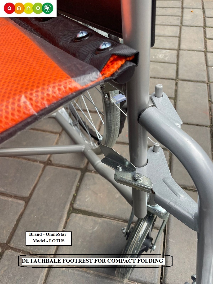 Aluminum Lightweight Wheelchair Omnostar Lotus Castor Type: Solid