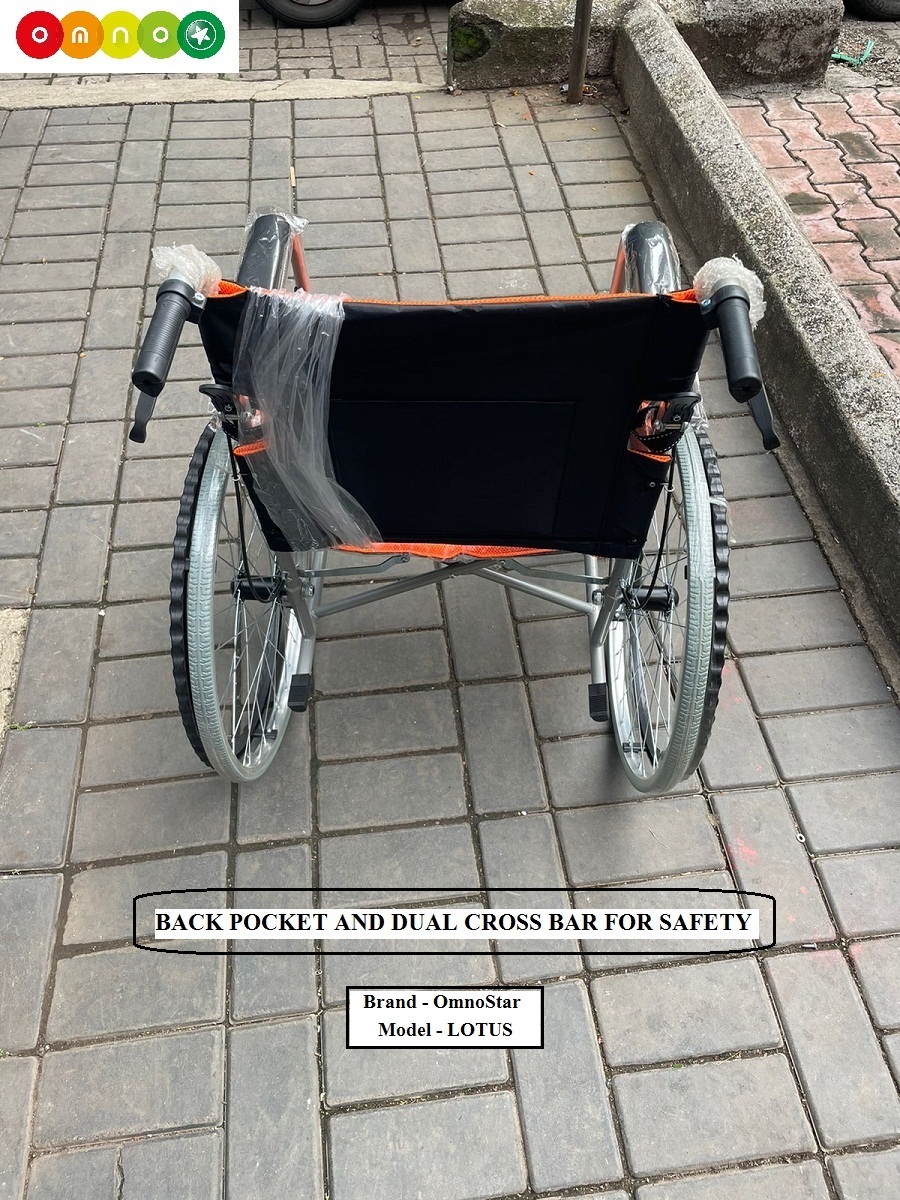 Aluminum Lightweight Wheelchair Omnostar Lotus Castor Type: Solid