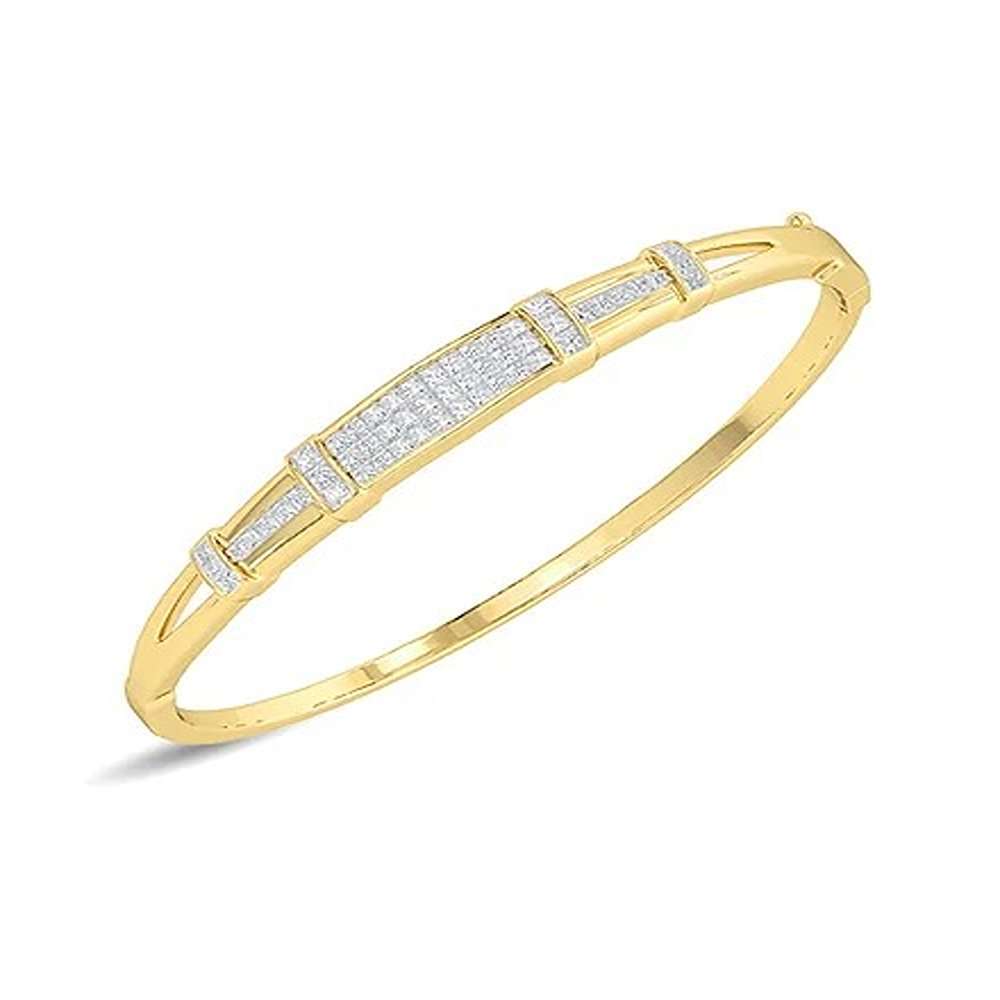 Natural Diamond Bracelet - 2 Carat Natural Diamonds In 10k Rose Gold | Customizable Size, Clarity, Shape, And Color Options