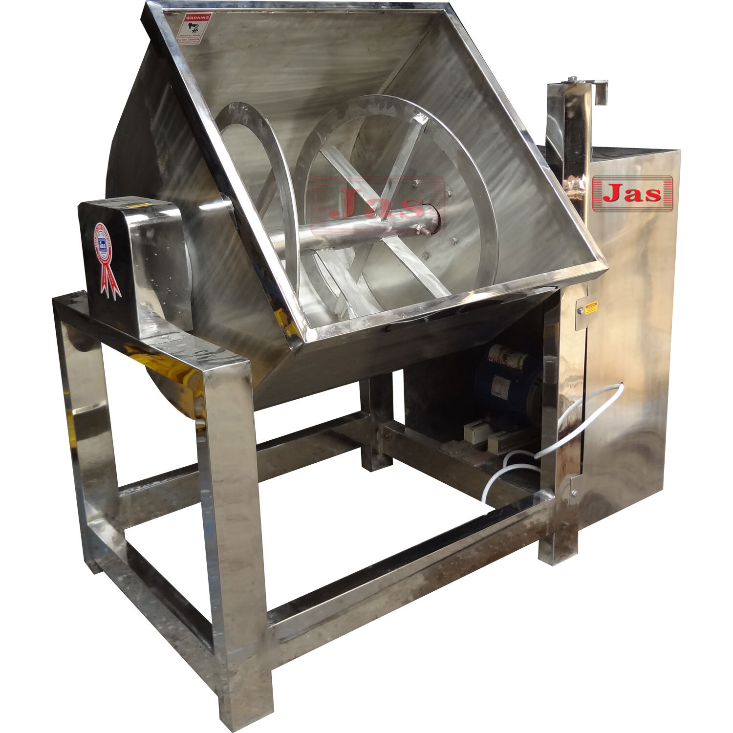Batch Mixer - 500 Kg Capacity, Stainless Steel, Semi-automatic Design, One Year Warranty