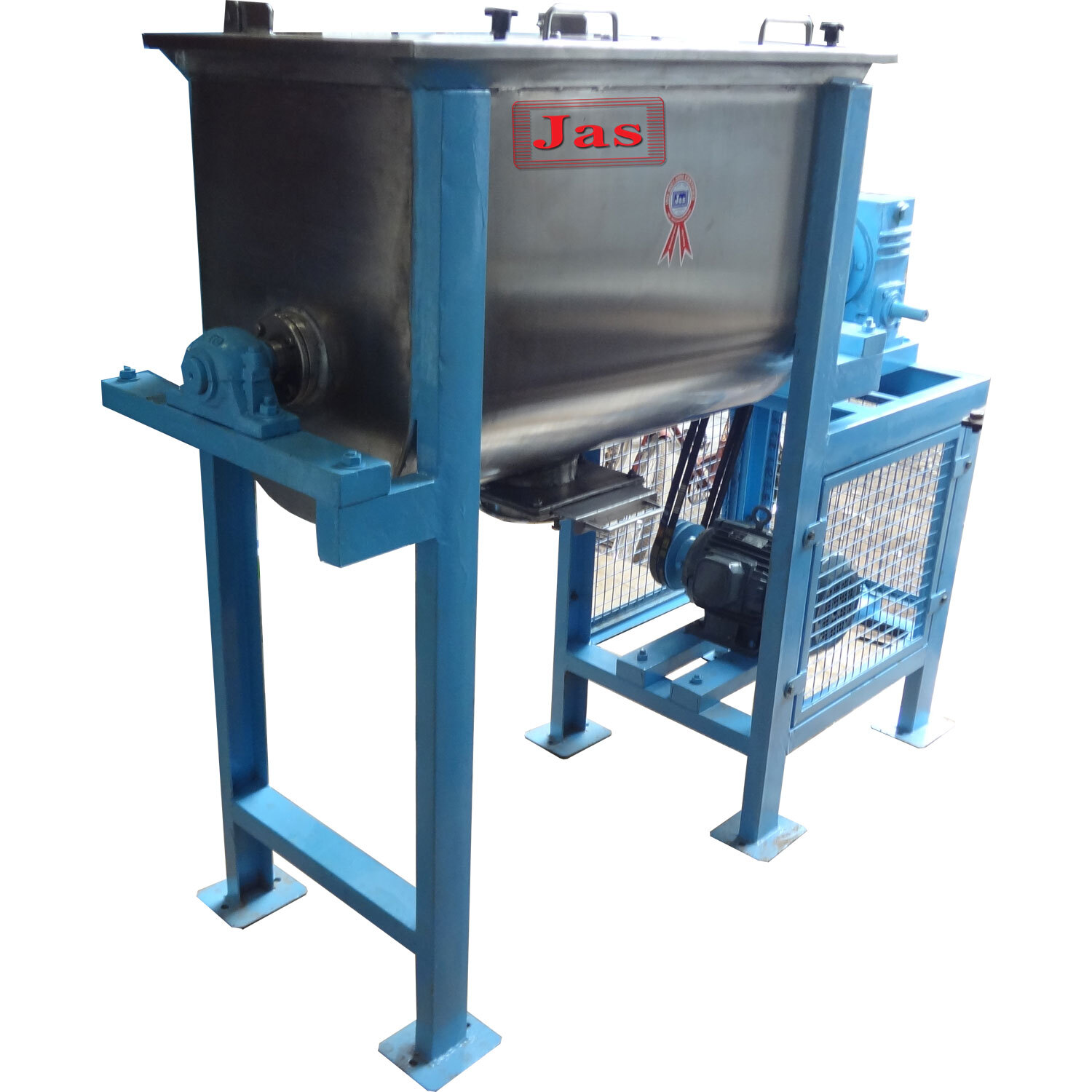 Batch Mixer - 500 Kg Capacity, Stainless Steel, Semi-automatic Design, One Year Warranty