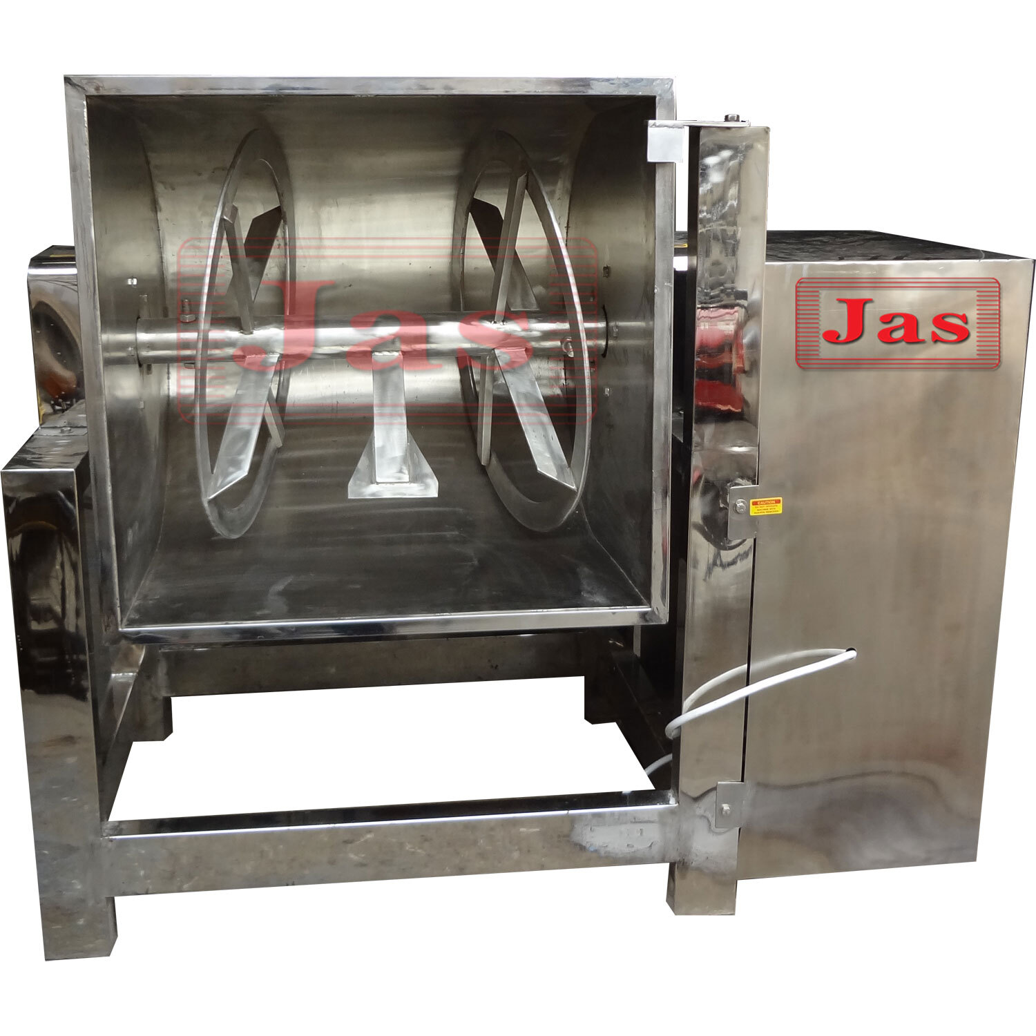 Batch Mixer - 500 Kg Capacity, Stainless Steel, Semi-automatic Design, One Year Warranty