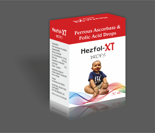 Ferrous Ascorbate And Folic Acid Drops Health Supplements