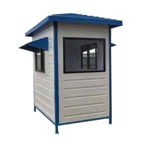 व्हाइट एफआरपी पोर्टेबल सिक्योरिटी केबिन