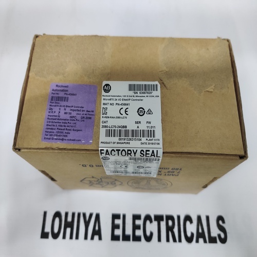 Allen Bradley 2080-lc70-24qbb Micro870 24 I/o Enet/ip Controller