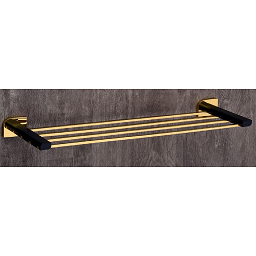 Golden 23 Inch Pvd Gold Finish Towel Rack