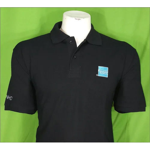 Mens Black Polo T Shirt Age Group: 15-70 Years