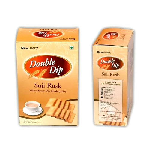 Crunchy Suji Rusk - Eggless Sweet Flavor, Solid Piece Shape | Indulgent Snack For Every Occasion