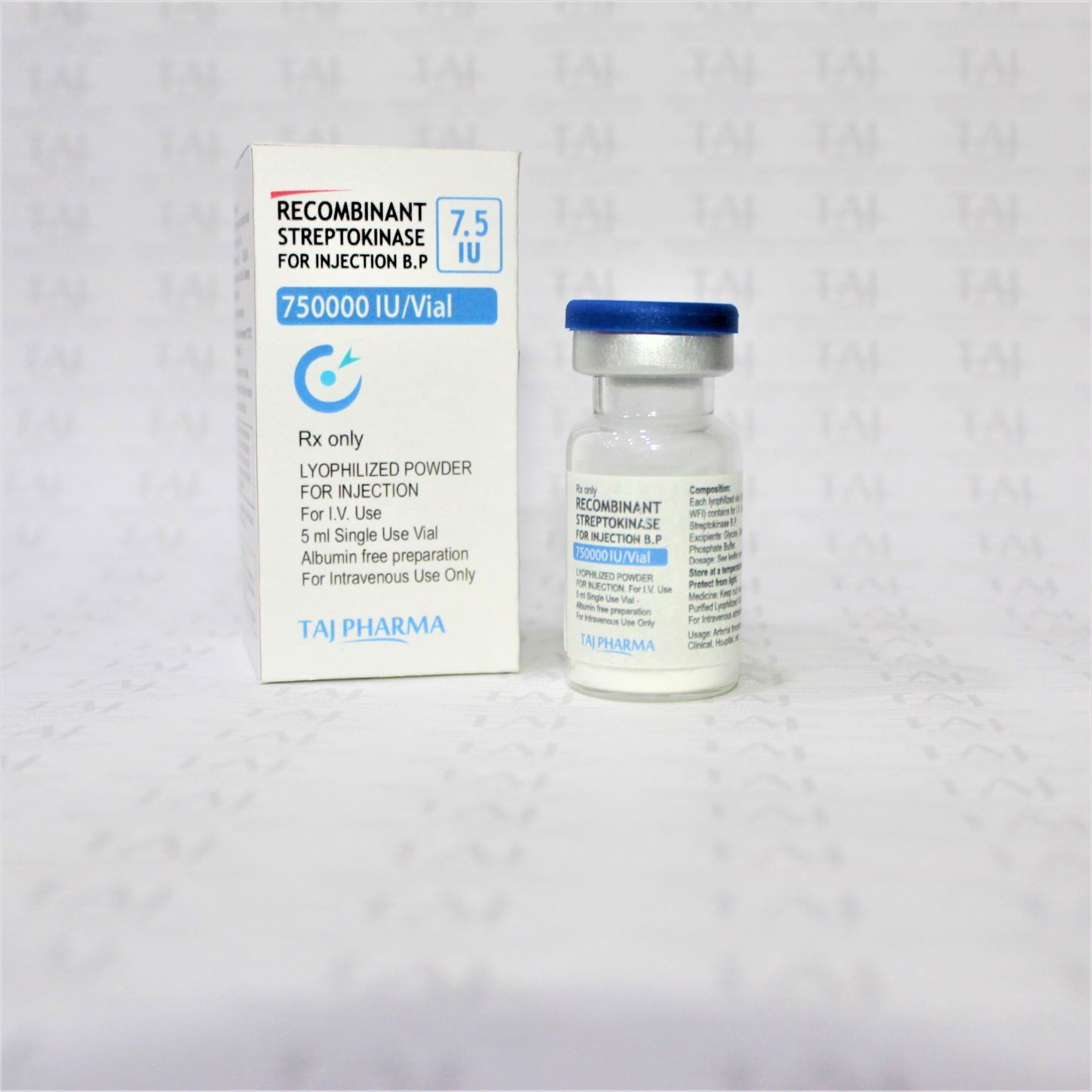 Recombinant Streptokinase For Injection Bp 7.5 Iu Expiration Date: 2 Years
