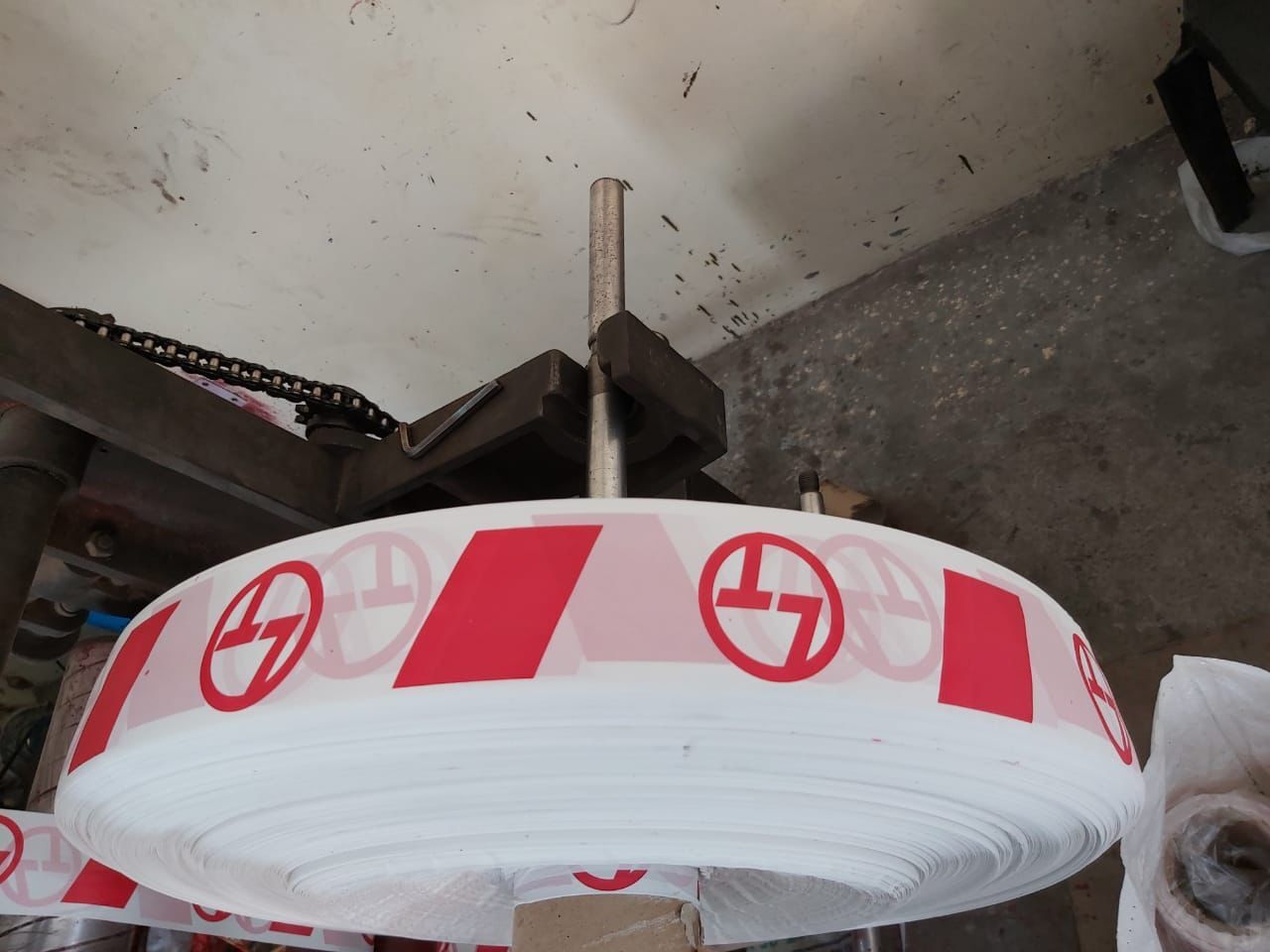 Caution Tape - White Safety Marker | Manual Operation, Warranty Included, Designed For Alert System