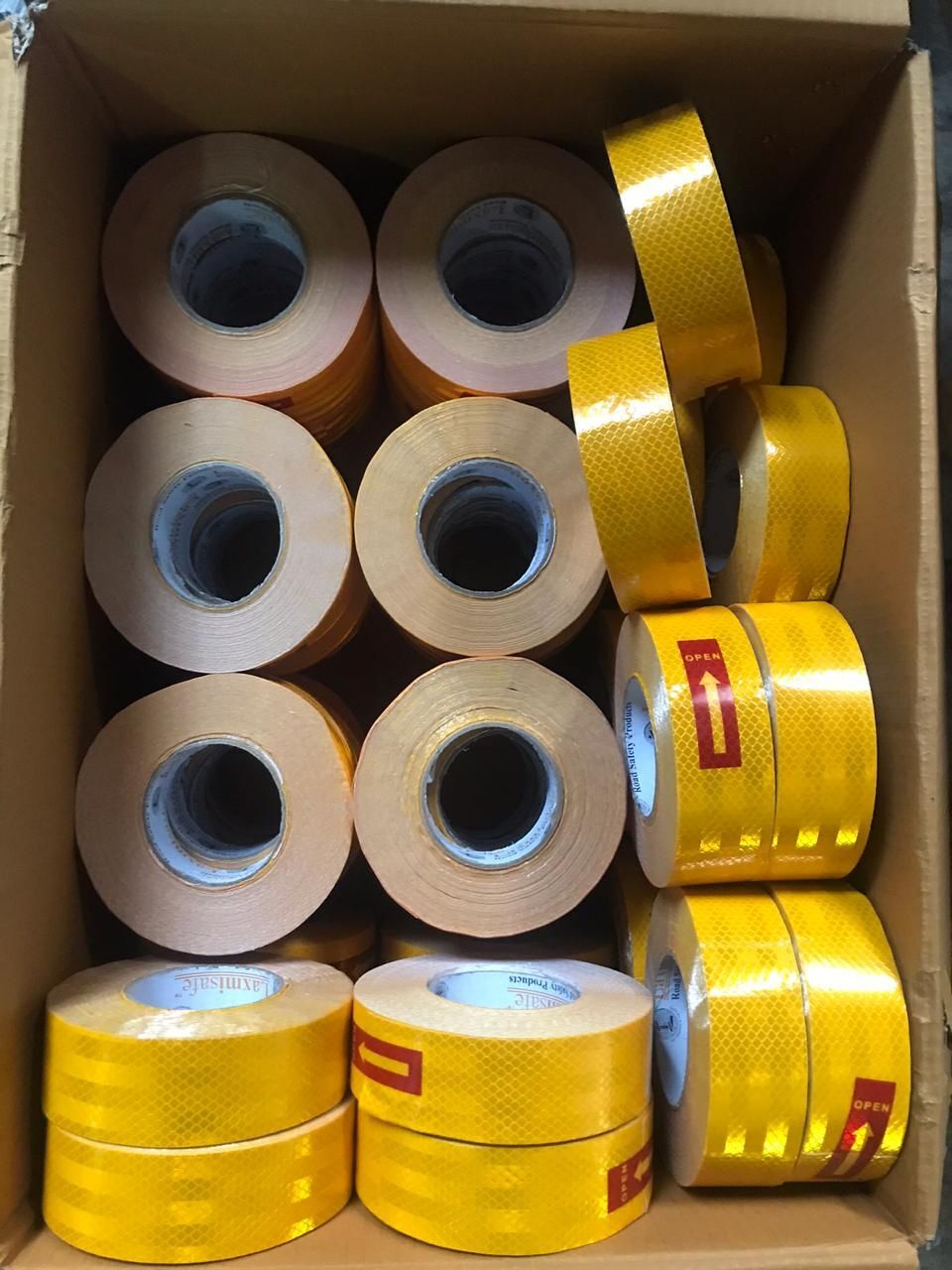 Reflective Tape - 2 Inch Width, 42 Meter Length, Color Options: Blue, Red, White, Yellow | Manual Function, Safety Usage, Warranty Included