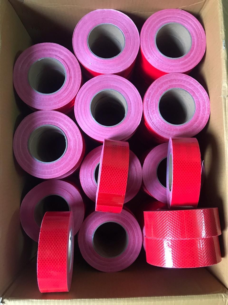 Reflective Tape - 2 Inch Width, 42 Meter Length, Color Options: Blue, Red, White, Yellow | Manual Function, Safety Usage, Warranty Included