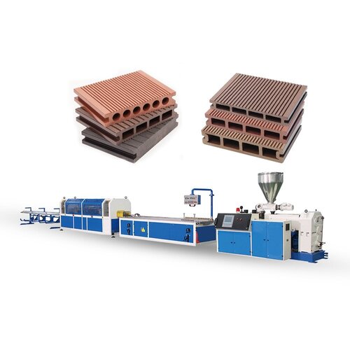 Wpc Decking Board Making Machine Dimension(l*w*h): 65x6x8 Foot (Ft)