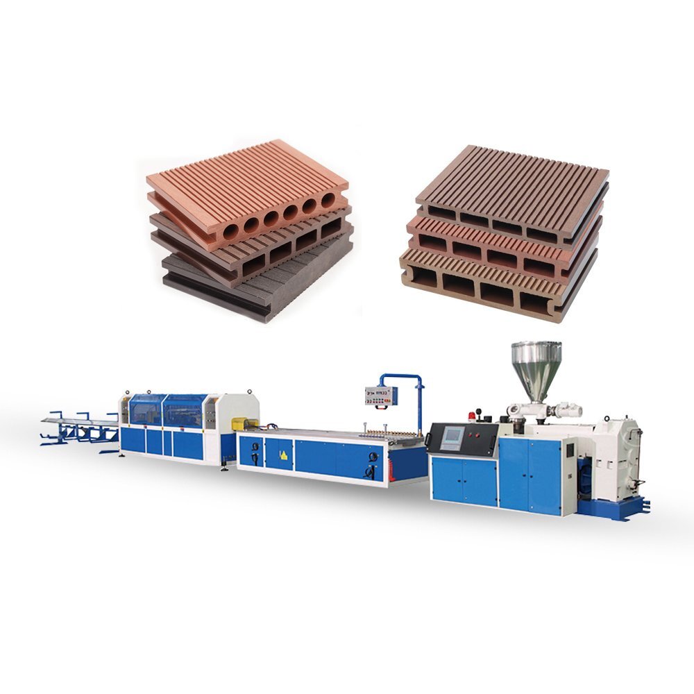 Wpc Decking Board Making Machine Dimension(l*w*h): 65x6x8 Foot (Ft)