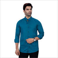 चाइनीज कॉलर कॉटन शर्ट