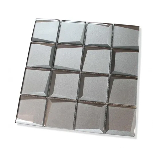 Transparent Square Beveled Glass