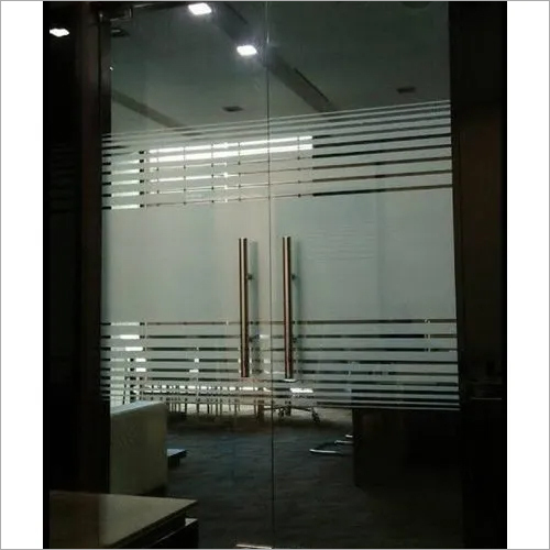 Interior Toughened Glass Door Application: Office