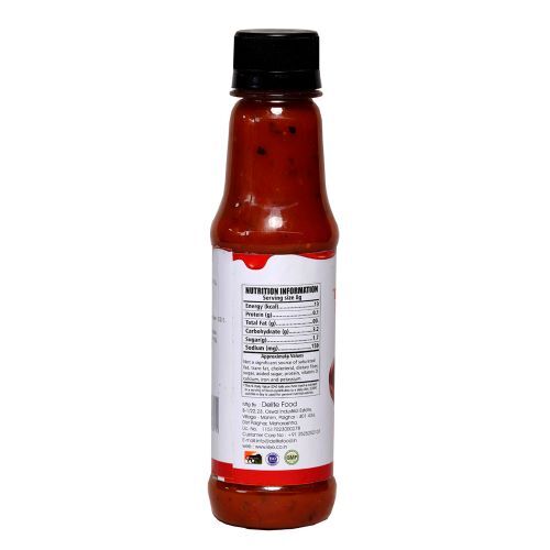 Tomato Mirchi Sauce - 100% Real Tomatoes & Spicy Chillies | 12 Months Shelf Life, Store In Cool & Dry Place