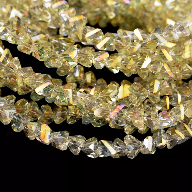 Crystal Beads - Glass, 4mm Round Multicolor With 1mm Hole Size | 100pcs Ideal For Crafting And Jewelry Making