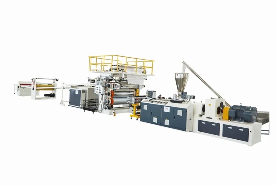 Pvc Lamination Marble Sheet Extruder Machine - 1220mm X 2440mm X 3-8mm, Automatic Operation, 400 Kg/hr Production Capacity, High Gloss Uv Coating, Galvanized Surface Treatment