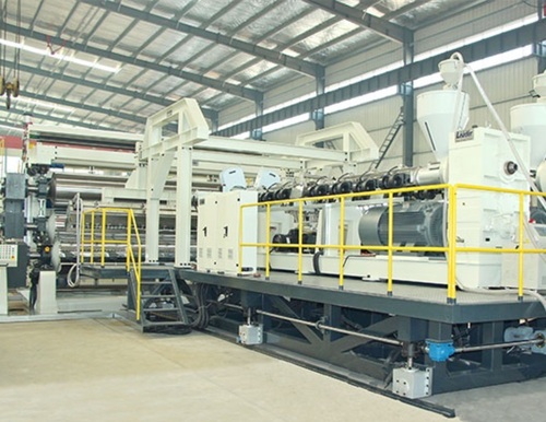 Any Pe Hdpe Waterproof Sheet/geomembrane Liner/geocell Sheet Extrusion Line
