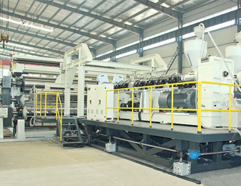 Any Pe Hdpe Waterproof Sheet/geomembrane Liner/geocell Sheet Extrusion Line