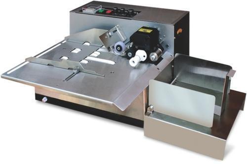 Dry Coding Machine - 440x345x300mm, Silver | Solid-ink Technology, High-speed Automatic Printing, Photoelectric Mechanism, Adjustable Print Position, 1-10 Lines With 1-10 Characters Per Line