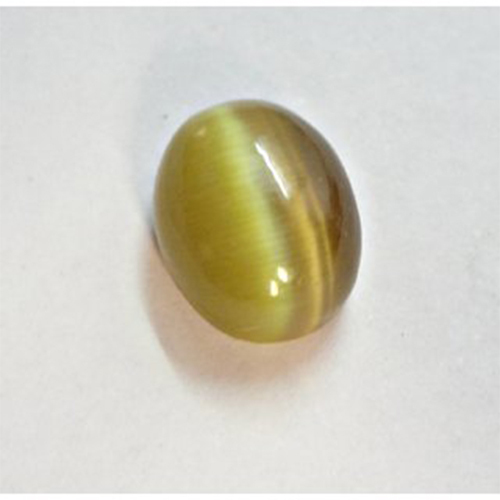 Cat's Eye Stone - Oval Cut, Yellow Ketu Gemstone With Stunning Clarity And Unique Luster