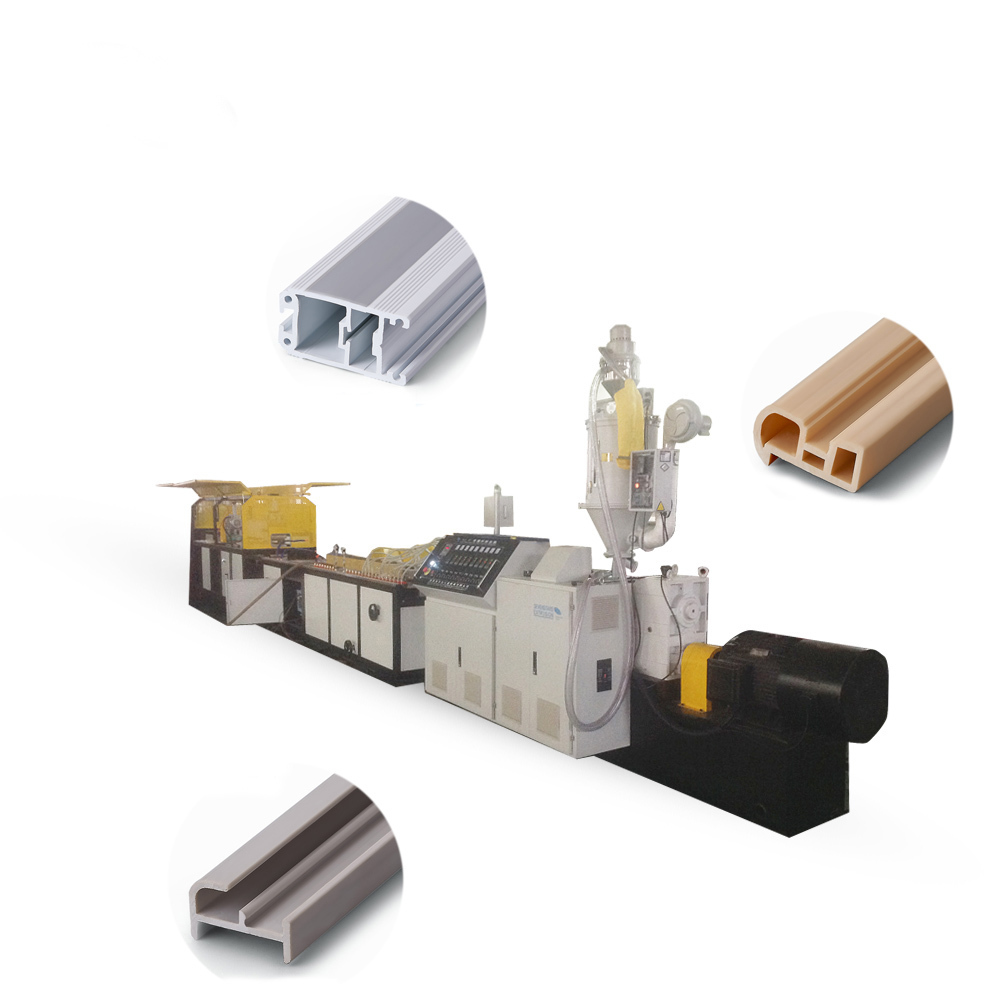 Upvc Pvc Window Door Frame Profile Making Machine Dimension(l*w*h): 85x6x6 Foot (Ft)