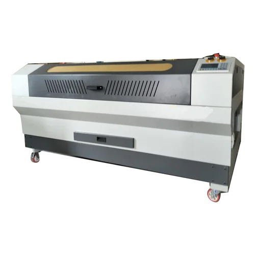 Single Phase Co2 Laser Cutting Machine - Metal Material, Air Cooling , Semi Automatic Operation