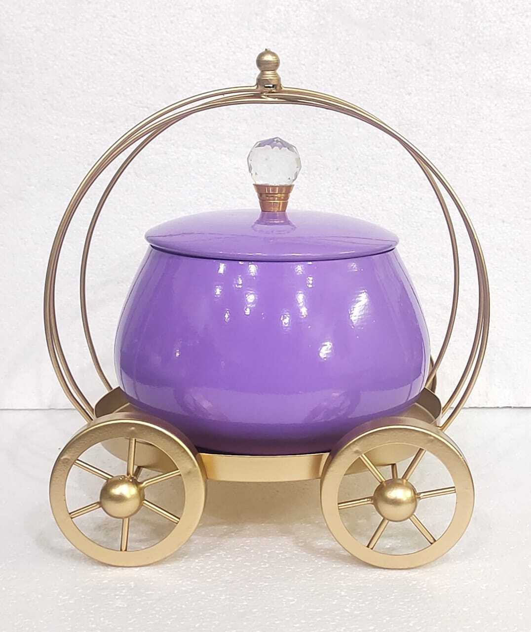 Golden Rasgulla Jars With Cart