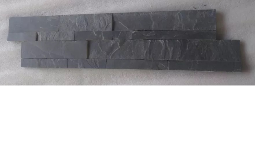 Black Slate Stone - Size: 15x60 Cm