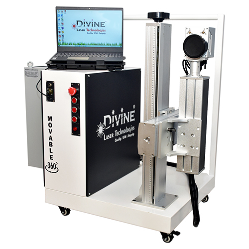 Co2 Movable 360 Laser Marking Machine