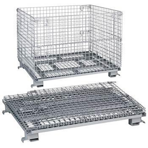 सिल्वर कोलैप्सिबल कंटेनर