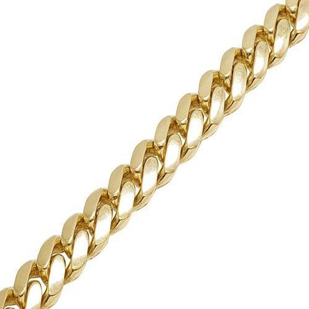Diamond Miami Cuban Chain In Natural Diamonds 14 Yellow Gold Diamond Carat Weight: 30 Carat